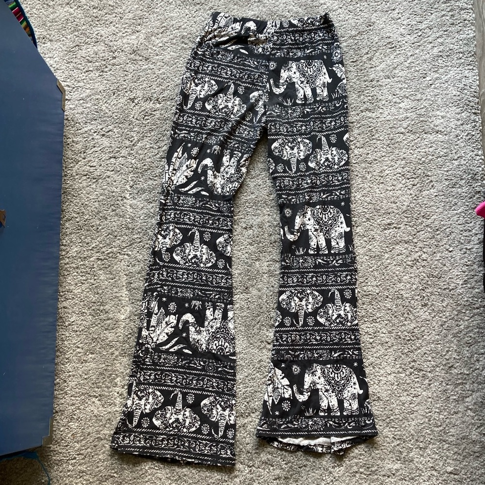 Women’s Elephant Bellbottom pants.
